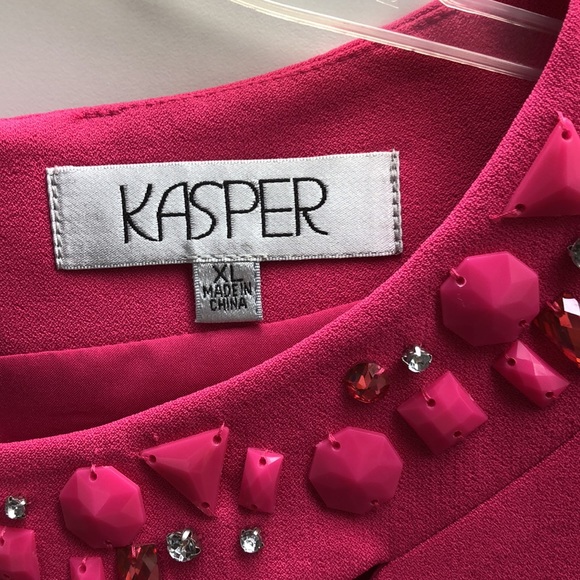 KASPER NWT PINK BLOUSE XL - Picture 3 of 9